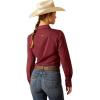 Ariat Women’s Kirby Stretch Shirt(Burgundy)