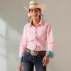 Ariat Women’s Kirby Stretch Shirt(Camellia Rose Stripe)