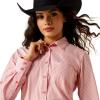 Ariat Women’s Kirby Stretch Shirt(Camellia Rose Stripe)