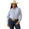 Ariat Women’s Kirby Stretch Shirt(Cobalt Stripe)