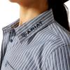 Ariat Women’s Kirby Stretch Shirt(Dress Blue Stripe)
