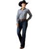 Ariat Women’s Kirby Stretch Shirt(Dress Blue Stripe)