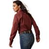 Ariat Women’s Kirby Stretch Shirt(Fired Brick Pinstripe)