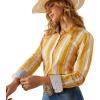 Ariat Women’s Kirby Stretch Shirt(Nugget Stripe)