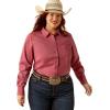Ariat Women’s Kirby Stretch Shirt(Rose Wine)