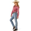 Ariat Women’s Kirby Stretch Shirt(Rose Wine)