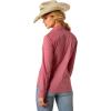 Ariat Women’s Kirby Stretch Shirt(Rose Wine)