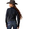 Ariat Women’s Kirby Stretch Shirt(Salute/Silver Lurex)