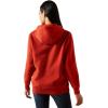 Ariat Womens Logo 2.0 Rose Wine Hoodie(Ketchup)