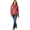 Ariat Womens Logo 2.0 Rose Wine Hoodie(Mauvewood)