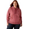 Ariat Womens Logo 2.0 Rose Wine Hoodie(Mauvewood)