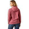 Ariat Womens Logo 2.0 Rose Wine Hoodie(Mauvewood)