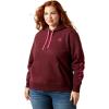 Ariat Womens Logo 2.0 Rose Wine Hoodie(Port Royale)