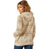 Ariat Womens Logo 2.0 Rose Wine Hoodie(Sandstone Southwest Print)