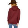 Ariat Womens Logo 2.0 Rose Wine Hoodie(Tawny Port)