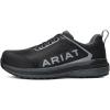 Ariat Women`s Outpace Black Composite Toe Work Shoe(Black/Charcoal)