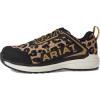 Ariat Women`s Outpace Black Composite Toe Work Shoe(Leopard Print)