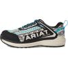 Ariat Women`s Outpace Black Composite Toe Work Shoe(Turquoise Aztec)