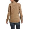 Ariat Women’s Rebar Washed Twill Work Shirt(Khaki)