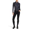 Ariat Women’s Sunstopper 3.0 1/4 Zip Baselayer, North Atlantic Dot, X-Small(Black Busy Pony Print)