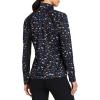 Ariat Women’s Sunstopper 3.0 1/4 Zip Baselayer, North Atlantic Dot, X-Small(Black Busy Pony Print)