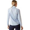 Ariat Women’s Sunstopper 3.0 1/4 Zip Baselayer, North Atlantic Dot, X-Small(Chambray Blue)