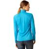 Ariat Women’s Sunstopper 3.0 1/4 Zip Baselayer, North Atlantic Dot, X-Small(Hawaiian Surf)