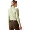 Ariat Women’s Sunstopper 3.0 1/4 Zip Baselayer, North Atlantic Dot, X-Small(Laurel Green)