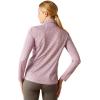 Ariat Women’s Sunstopper 3.0 1/4 Zip Baselayer, North Atlantic Dot, X-Small(Lavender Mist Tile)