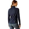 Ariat Women’s Sunstopper 3.0 1/4 Zip Baselayer, North Atlantic Dot, X-Small(Navy Dot)