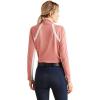Ariat Women’s Sunstopper 3.0 1/4 Zip Baselayer, North Atlantic Dot, X-Small(Slate Rose Dot)