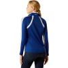 Ariat Women’s Sunstopper 3.0 1/4 Zip Baselayer, North Atlantic Dot, X-Small(Sodalite Blue)