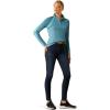 Ariat Women’s Sunstopper 3.0 1/4 Zip Baselayer, North Atlantic Dot, X-Small(Storm Blue)