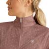 Ariat Women’s Sunstopper 3.0 1/4 Zip Baselayer, North Atlantic Dot, X-Small(Twilight Mauve Dot)