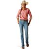 Ariat Women’s Venttek Stretch Shirt(Faded Rose Pinstripe)