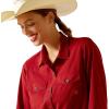 Ariat Women’s Venttek Stretch Shirt(Sun-dried Tomato)