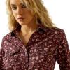 Ariat Women’s Yellowstone Prairie Shirt(Red Floral)
