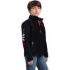 ARIAT Boys’ New Team Softshell Brand Jacket(Mex Black)