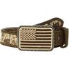 ARIAT Boy’s Sport Patriot w/USA Flag Buckle Belt (Little Kids/Big Kids)(Med Brown)