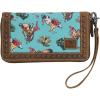 ARIAT Cactus Cruiser Clutch(Turquoise brown)