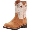 ARIAT Fatbaby Cowgirl Girls ToddlerYouth Boot(Dark Peanut/Golden Pink)