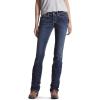 ARIAT Female R.E.A.L. Mid Rise Stretch Icon Stackable Straight Leg Jean(Ocean)