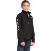 ARIAT Kid’s New Team Softshell Jacket Black(Black)