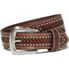 ARIAT Kids’ Studded Basket Weave Belt Brown(Brown)