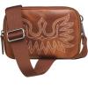 ARIAT Ladies Casanova Collection Belt Bag with Adjustable and Removable Nylon Strap(Brown)