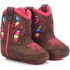 ARIAT Lil’ Stompers Infant Unisex Western Boots(Pink/Brown (Flora))