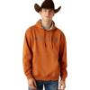 ARIAT Men’s Adobe Stitch Shield Logo Hoodie(Adobe)