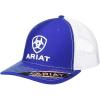 ARIAT Men’s Ariat Shield Richardson 112 Snapback Cap(Blue_white)