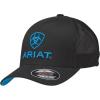 ARIAT Men’s Black Blue Half Mesh Hat(Black)