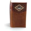 ARIAT Men’s Diamond Concho Rodeo Wallet, Brown, One Size